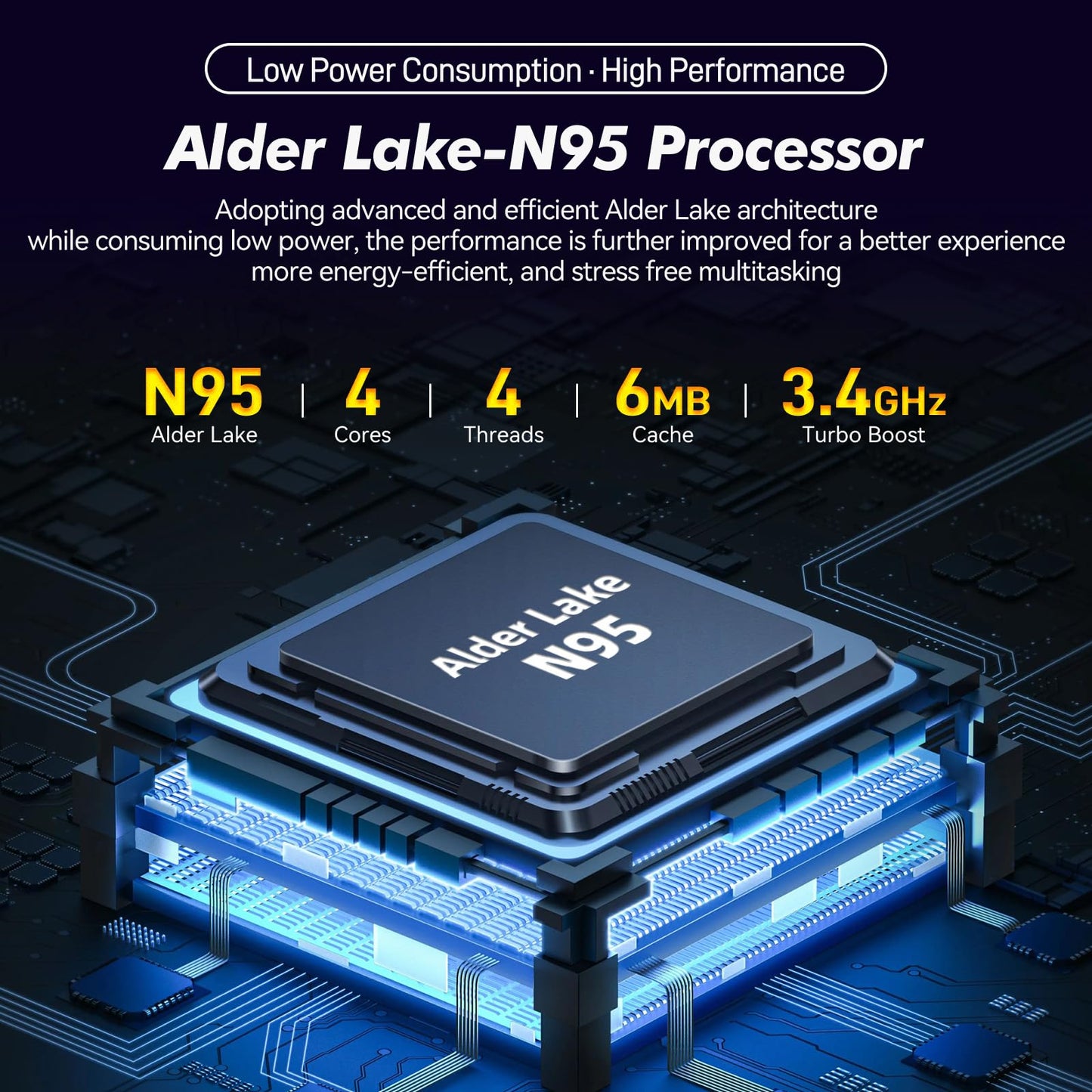 pryloxen 15.6" Laptop, 16GB RAM, 1TB NVMe SSD, 4C4T N95 (1.7- 3.4GHz), Fingerprint Login, FHD Display, Backlit Keyboard, Big battery, Win 11 Pro, T152A – for Students, Business and Home Users, Silver