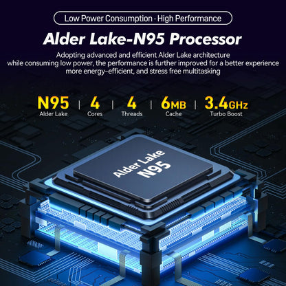 pryloxen 15.6" Laptop, 16GB RAM, 1TB NVMe SSD, 4C4T N95 (1.7- 3.4GHz), Fingerprint Login, FHD Display, Backlit Keyboard, Big battery, Win 11 Pro, T152A – for Students, Business and Home Users, Silver